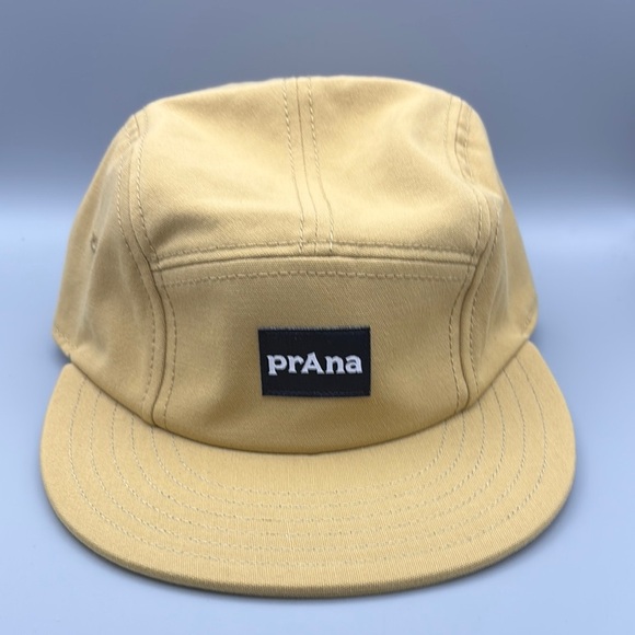 Prana Foothills Flat Brim Hat in Morro (yellowish tan color) UPF 50+ NWT Unisex - Picture 1 of 7